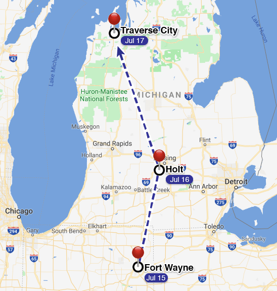 Michigan and Indiana Tour